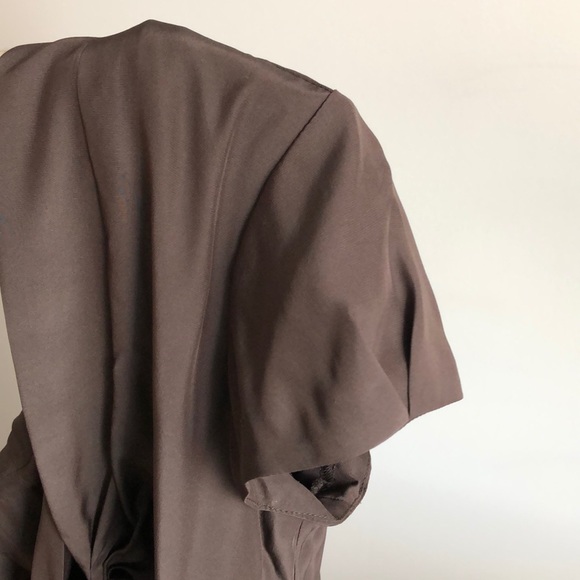 Banana Republic Chocolate silk work dress - Picture 4 of 5